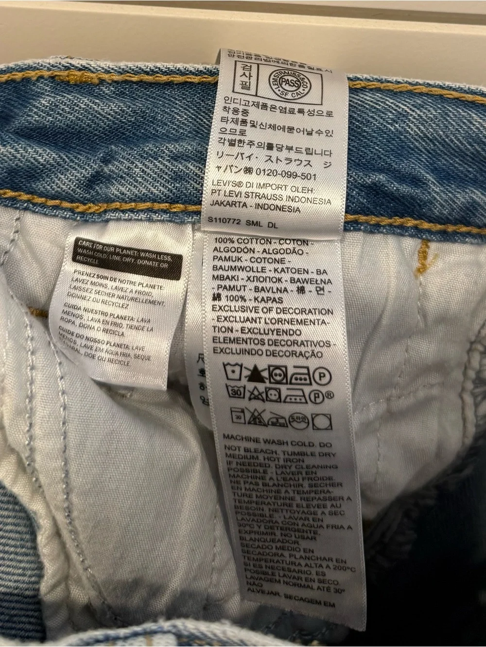 Levi’s ‘94 Baggy Wide Leg jeans Size 28 - Picture 10 of 11
